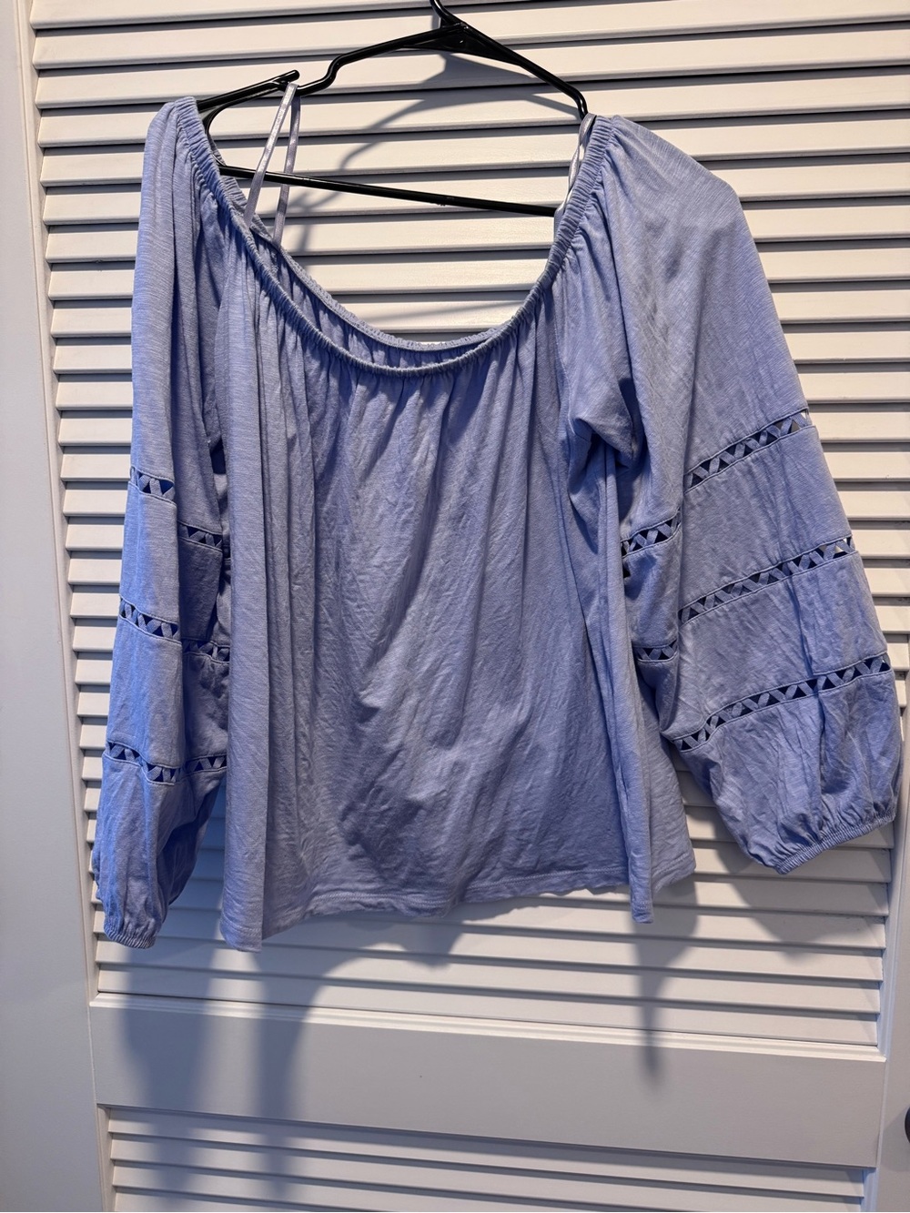 Lilly Pulitzer top side M periwinkle purple color name KATT TOP - Picture 2 of 3